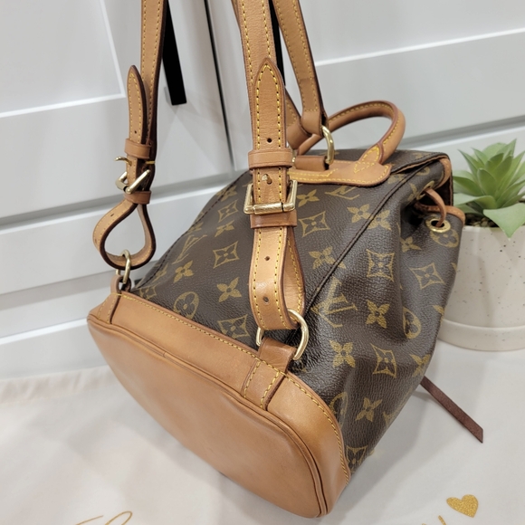 💕DISCONTINUED Very Rare Backpack LOUIS VUITTON Montsouris MINI Monogram - Picture 13 of 16